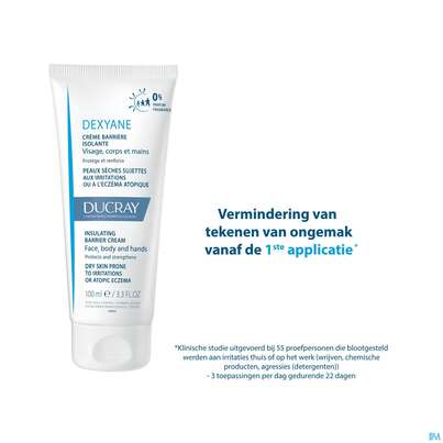 Sie sehen eine Packung Ducray Dexyane Schützende Barriere-creme 100ml, Produktbild: 23 Ducray Dexyane Schützende Barriere-creme 100ml, A-Nr.: 5413014 - 23
