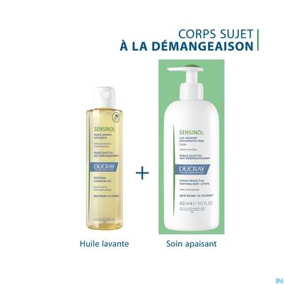 Sie sehen eine Packung Ducray Sensinol Beruhigende Körpermilch 200ml, Produktbild: 09 Ducray Sensinol Beruhigende Körpermilch 200ml, A-Nr.: 4371791 - 09