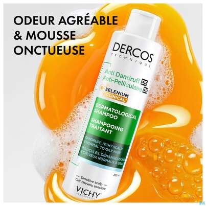 Shampoon Vichy/dercos Anti-schuppen Pflege Fettiges Haar 200ml, A-Nr.: 4357383 - 13