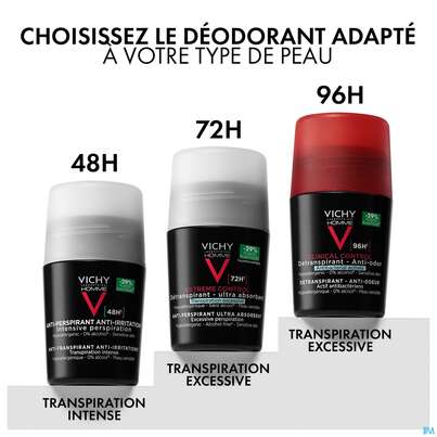 Vichy Homme Deo Extreme 72h Int.regulierend 50ml, A-Nr.: 3724388 - 22