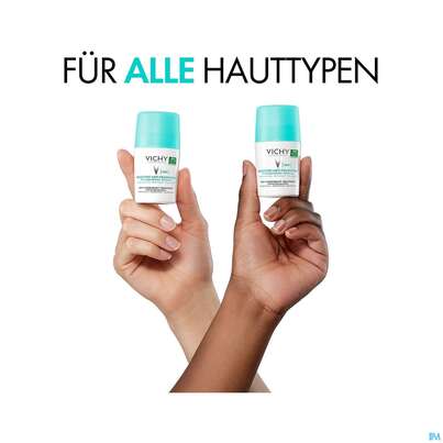 Sie sehen eine Packung Vichy Deo/roll-on 48h 50ml, Produktbild: 04 Vichy Deo/roll-on 48h 50ml, A-Nr.: 3724419 - 04