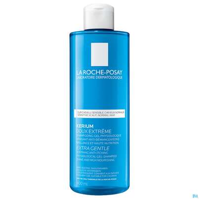 Sie sehen eine Packung Shampoon La Roche Posay Kerium Extrem Mild 400ml, Produktbild: 05 Shampoon La Roche Posay Kerium Extrem Mild 400ml, A-Nr.: 4195472 - 05