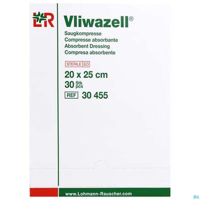 Vliwazell Saugkompresse Steril 20x 25cm 30st, A-Nr.: 3588962 - 01