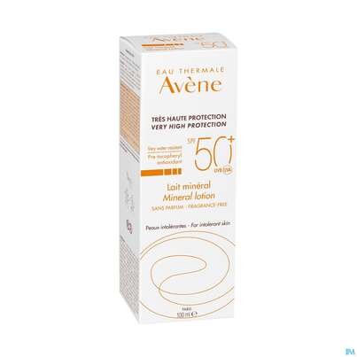 Sie sehen eine Packung Avène Mineralische Sonnencreme Spf 50+ 50ml, Produktbild: 04 Avène Mineralische Sonnencreme Spf 50+ 50ml, A-Nr.: 2993407 - 04