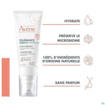 Avene Tolerance/hydra-10 Fluid 40ml, A-Nr.: 5675659 - 10