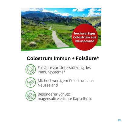 Sie sehen eine Packung Colostrum Kapseln Immun Dr.wolz Nr 60572 125st, Produktbild: 06 Colostrum Kapseln Immun Dr.wolz Nr 60572 125st, A-Nr.: 3137509 - 06