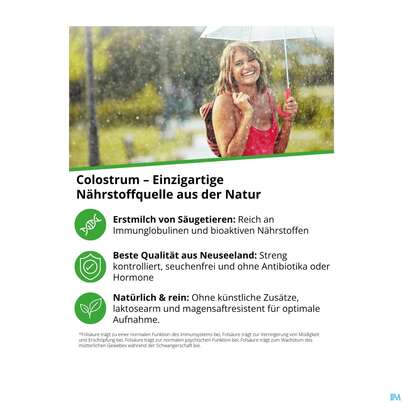Sie sehen eine Packung Colostrum Kapseln Immun Dr.wolz Nr 60572 125st, Produktbild: 08 Colostrum Kapseln Immun Dr.wolz Nr 60572 125st, A-Nr.: 3137509 - 08