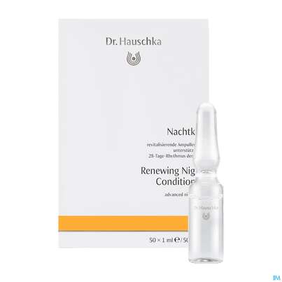 Sie sehen eine Packung Dr. Hauschka Nachtkur Ampullen 50x1 ml, Produktbild: 05 Dr. Hauschka Nachtkur Ampullen 50x1 ml, A-Nr.: 2051326 - 05