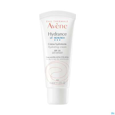 Sie sehen eine Packung Avene Hydrance Creme Uv Spf30 Reichhaltig 40ml, Produktbild: 02 Avene Hydrance Creme Uv Spf30 Reichhaltig 40ml, A-Nr.: 5179044 - 02