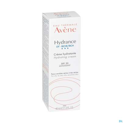 Sie sehen eine Packung Avene Hydrance Creme Uv Spf30 Reichhaltig 40ml, Produktbild: 03 Avene Hydrance Creme Uv Spf30 Reichhaltig 40ml, A-Nr.: 5179044 - 03