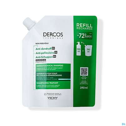 Shampoon Vichy/dercos Anti-schuppen Pflege Fettige Kopfhaut Nf 500ml, A-Nr.: 5429699 - 05