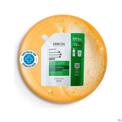 Shampoon Vichy/dercos Anti-schuppen Pflege Fettige Kopfhaut Nf 500ml, A-Nr.: 5429699 - 07