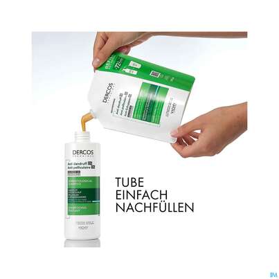 Shampoon Vichy/dercos Anti-schuppen Pflege Fettige Kopfhaut Nf 500ml, A-Nr.: 5429699 - 10