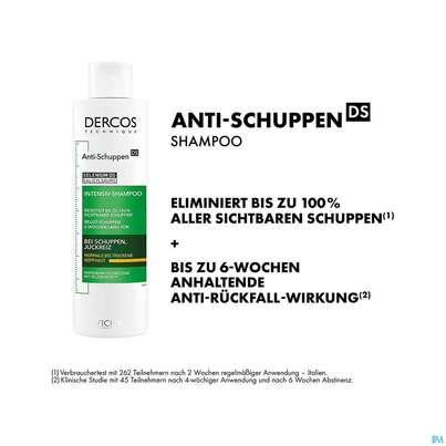 Shampoon Vichy/dercos Anti-schuppen Pflege Trockene Kopfhaut Nf 500ml, A-Nr.: 5429707 - 05