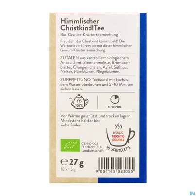 Sonnentor Tee/bio Himmlischer Christkindl 02305 18st, A-Nr.: 3176024 - 07