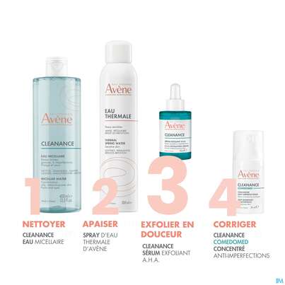 Sie sehen eine Packung Avene Cleanance A.h.a Serum 30ml, Produktbild: 14 Avene Cleanance A.h.a Serum 30ml, A-Nr.: 5799634 - 14