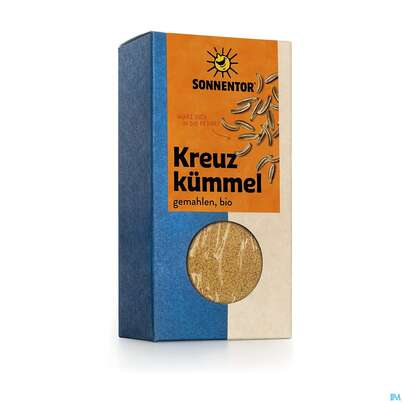Sie sehen eine Packung Sonnentor Bio Kreuzkuemmel Gemahlen 00747 40g, Produktbild: 03 Sonnentor Bio Kreuzkuemmel Gemahlen 00747 40g, A-Nr.: 3484234 - 03