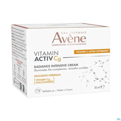 Sie sehen eine Packung Avene Vitamin Activ Cg Intensiv-creme 50ml, Produktbild: 03 Avene Vitamin Activ Cg Intensiv-creme 50ml, A-Nr.: 5826443 - 03