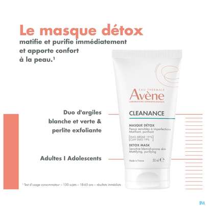 Avene Cleanance Detox Maske 50ml, A-Nr.: 5799640 - 08