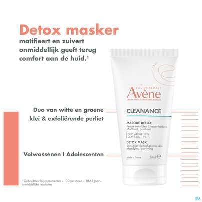 Avene Cleanance Detox Maske 50ml, A-Nr.: 5799640 - 13