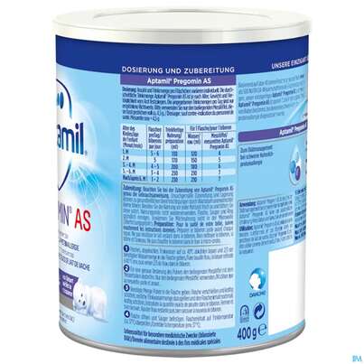 Aptamil Spezialnahrung Pregomin As 400g, A-Nr.: 3967197 - 09
