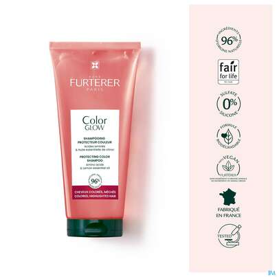 Sie sehen eine Packung Shampoon Furterer/color Glow Farbschutz Coloriertes Gestraehntes Haar 200ml, Produktbild: 06 Shampoon Furterer/color Glow Farbschutz Coloriertes Gestraehntes Haar 200ml, A-Nr.: 5830769 - 06