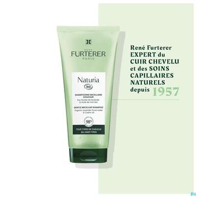 Sie sehen eine Packung Shampoon Furterer/naturia Sanftes Mizellen-shampoo 400ml, Produktbild: 12 Shampoon Furterer/naturia Sanftes Mizellen-shampoo 400ml, A-Nr.: 5669794 - 12