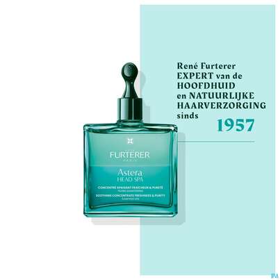 Sie sehen eine Packung Furterer Astera Head Spa Beruhigendes Konzentrat 50ml, Produktbild: 22 Furterer Astera Head Spa Beruhigendes Konzentrat 50ml, A-Nr.: 5778307 - 22