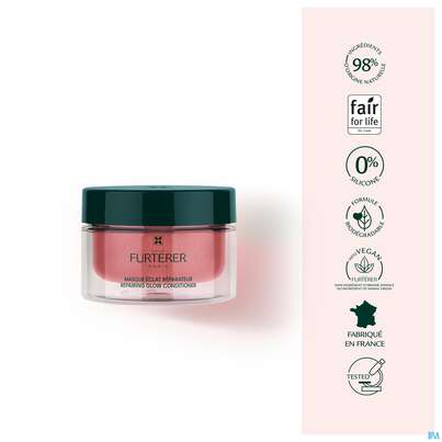 Sie sehen eine Packung Furterer Color Glow Maske Farbglanz Reparierend Coloriert +gestraehnt 200ml, Produktbild: 22 Furterer Color Glow Maske Farbglanz Reparierend Coloriert +gestraehnt 200ml, A-Nr.: 5830781 - 22