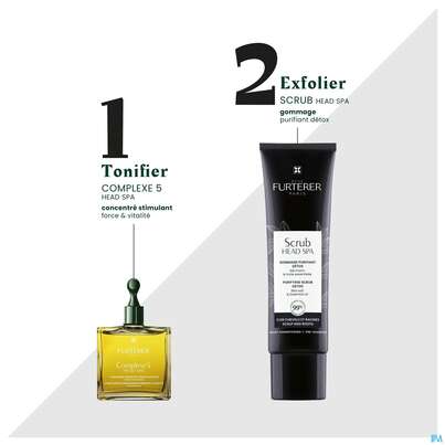 Sie sehen eine Packung Furterer Scrub Head Spa Detox-peeling Klaerend 150ml, Produktbild: 06 Furterer Scrub Head Spa Detox-peeling Klaerend 150ml, A-Nr.: 5778394 - 06