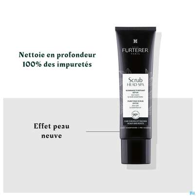 Sie sehen eine Packung Furterer Scrub Head Spa Detox-peeling Klaerend 150ml, Produktbild: 07 Furterer Scrub Head Spa Detox-peeling Klaerend 150ml, A-Nr.: 5778394 - 07