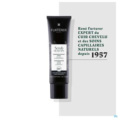 Sie sehen eine Packung Furterer Scrub Head Spa Detox-peeling Klaerend 150ml, Produktbild: 10 Furterer Scrub Head Spa Detox-peeling Klaerend 150ml, A-Nr.: 5778394 - 10