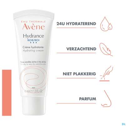 Avene Hydrance Reichhaltige Feuchtig- Keitscreme 40ml, A-Nr.: 1505601 - 16