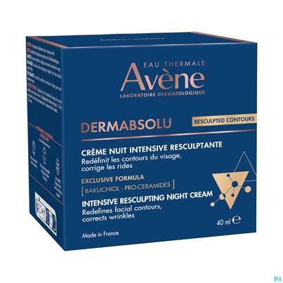 Sie sehen eine Packung Avene Dermabsolu Nachtcreme 40ml, Produktbild: 02 Avene Dermabsolu Nachtcreme 40ml, A-Nr.: 5899146 - 02
