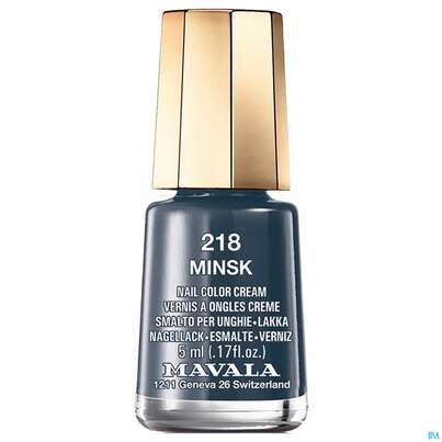 Sie sehen eine Packung Mavala Nagellacke 218 Minsk 5ml, Produktbild: 02 Mavala Nagellacke 218 Minsk 5ml, A-Nr.: 3397268 - 02