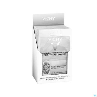 Sie sehen eine Packung Vichy Purete Thermale Maske/duo-sachet Porenverfeinernd 12ml, Produktbild: 02 Vichy Purete Thermale Maske/duo-sachet Porenverfeinernd 12ml, A-Nr.: 4491816 - 02