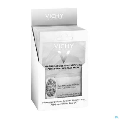 Sie sehen eine Packung Vichy Purete Thermale Maske/duo-sachet Porenverfeinernd 12ml, Produktbild: 03 Vichy Purete Thermale Maske/duo-sachet Porenverfeinernd 12ml, A-Nr.: 4491816 - 03