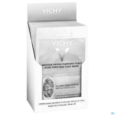 Sie sehen eine Packung Vichy Purete Thermale Maske/duo-sachet Porenverfeinernd 12ml, Produktbild: 04 Vichy Purete Thermale Maske/duo-sachet Porenverfeinernd 12ml, A-Nr.: 4491816 - 04