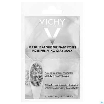 Sie sehen eine Packung Vichy Purete Thermale Maske/duo-sachet Porenverfeinernd 12ml, Produktbild: 07 Vichy Purete Thermale Maske/duo-sachet Porenverfeinernd 12ml, A-Nr.: 4491816 - 07