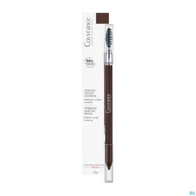 Sie sehen eine Packung Avene Couvrance Augenbrauenkorrekt.stift 02 Dunkelbraun 1,19g, Produktbild: 01 Avene Couvrance Augenbrauenkorrekt.stift 02 Dunkelbraun 1,19g, A-Nr.: 3632284 - 01