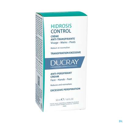 Ducray Hidrosis Control Hidrosis Control Creme Für Gesicht, Hände Und Füße 50ml, A-Nr.: 5607362 - 03