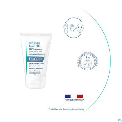 Ducray Hidrosis Control Hidrosis Control Creme Für Gesicht, Hände Und Füße 50ml, A-Nr.: 5607362 - 11