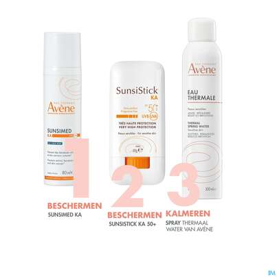 Sie sehen eine Packung Sonnenprodukte Avene Sunsimed/medizinprodukt Ka 80ml, Produktbild: 09 Sonnenprodukte Avene Sunsimed/medizinprodukt Ka 80ml, A-Nr.: 5826383 - 09