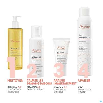 Sie sehen eine Packung Avene Xeracalm/a.d Rueckfettendes Reinigungsoel 750ml, Produktbild: 07 Avene Xeracalm/a.d Rueckfettendes Reinigungsoel 750ml, A-Nr.: 5826377 - 07