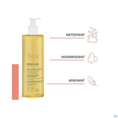Sie sehen eine Packung Avene Xeracalm/a.d Rueckfettendes Reinigungsoel 750ml, Produktbild: 09 Avene Xeracalm/a.d Rueckfettendes Reinigungsoel 750ml, A-Nr.: 5826377 - 09
