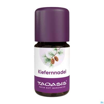 Sie sehen eine Packung Aetherische Oele Taoasis Bio Kiefernnadel 5ml, Produktbild: 01 Aetherische Oele Taoasis Bio Kiefernnadel 5ml, A-Nr.: 4558259 - 01