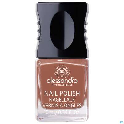Sie sehen eine Packung Alessandro Nagellack 120 Toffee Nut 10ml, Produktbild: 01 Alessandro Nagellack 120 Toffee Nut 10ml, A-Nr.: 4626305 - 01