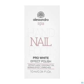 Alessandro Nagellack Pro White Lack 10ml, A-Nr.: 5178122 - 01