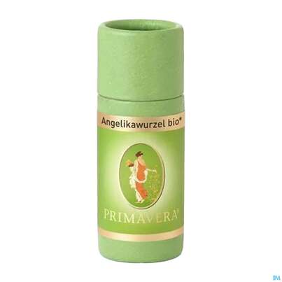 Sie sehen eine Packung Aetherische Oele Primavera Angelikawurzel Bio 1ml, Produktbild: 01 Aetherische Oele Primavera Angelikawurzel Bio 1ml, A-Nr.: 2582762 - 01
