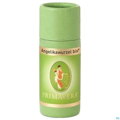 Sie sehen eine Packung Aetherische Oele Primavera Angelikawurzel Bio 1ml, Produktbild: 02 Aetherische Oele Primavera Angelikawurzel Bio 1ml, A-Nr.: 2582762 - 02